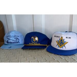 Vintage Masonic men’s adjustable trucker hats